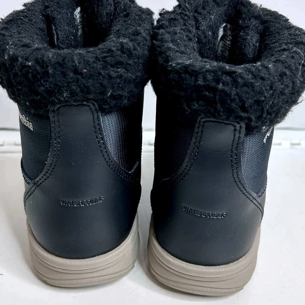 Columbia Youth Moritza Waterproof Winter Boots Black 4.5Y